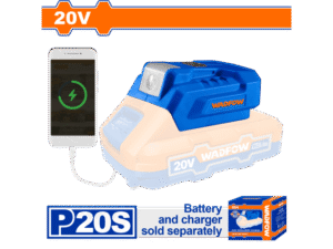 productos3_8401 CARGADOR INALAMBRICO USB DE BATERIAS 20V WADFOW - WUCP118